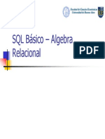 SQL Basico Algebra Relacional v6