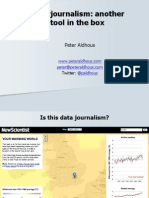 Data Journalism Peter Aldhous at UKCSJ2014
