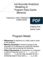 Efficient and Accurate Analytical Modeling of Whole-Program Data Cache Behavior