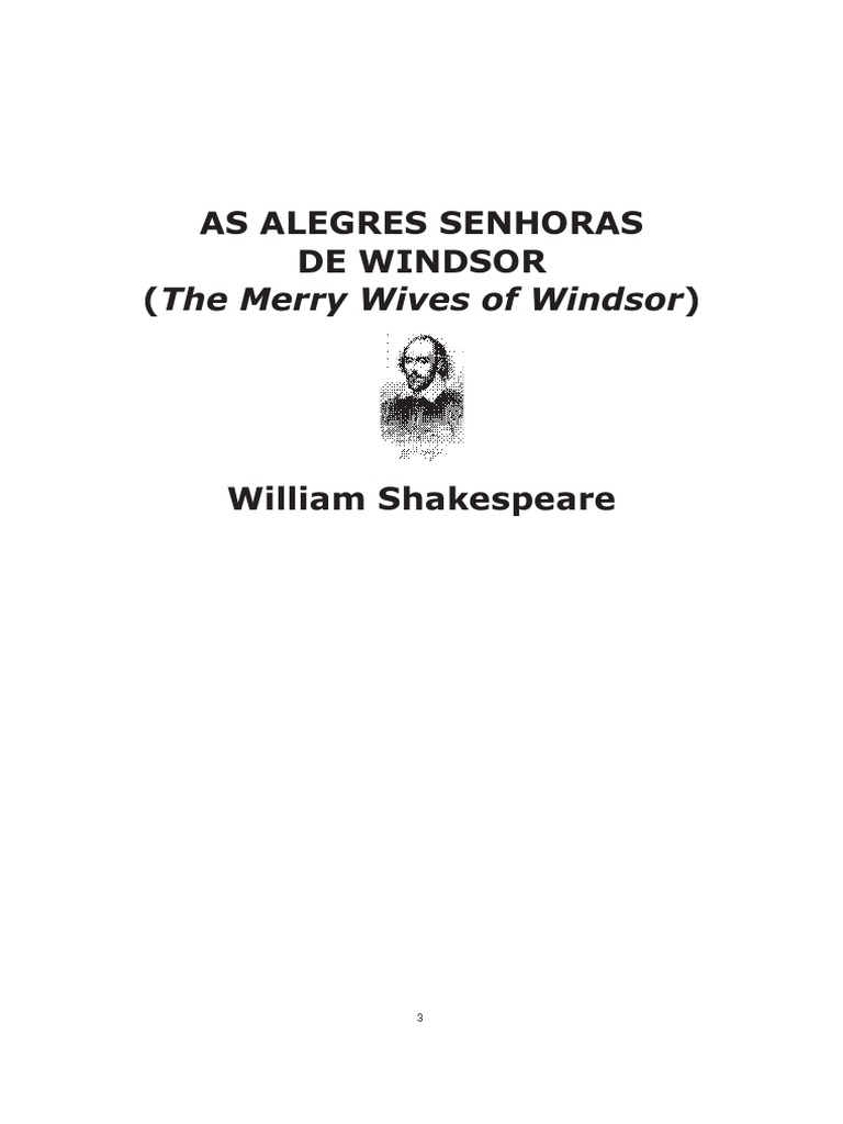 As Alegres Comadres de Windsor PDF