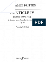 Canticle IV (Journey of The Magi) - Benjamin Britten