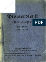 "H.Dv.316" Pionierdienst Aller Waffen (All - Pi.D.) Vom 11.2.1935