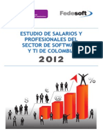 Estudio de Salarios y Profesionales Del Sector de Software y Ti de Colombia 2012 PDF