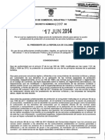 Decreto 1097 Del 17 de Junio de 2014