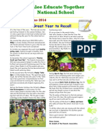 School Newsletter Last Term 2014