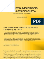 Formalismo Modernismo e Neoinstitucionalismo Final PDF