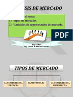 Tipos de Mercado y Variables de Segmentación