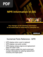 NPR in SIS 2011