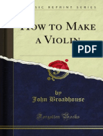 How To Make A Violin PDF
