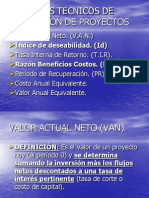 Clase 10 Criterio VAN y Deseabilidad PDF