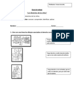 Guía de Trabajo Los Derechos Del Niño