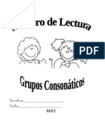 Libro de Lectura de Grupos Consonanticos