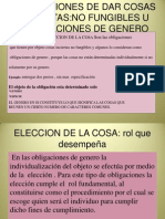 Obligaciones de Dar Cosas Inciertas