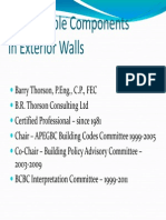 Combustible Components in Exterior Walls