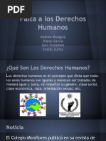 falta a los derechos humanos