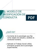 El Modelo de Modificación de Conducta