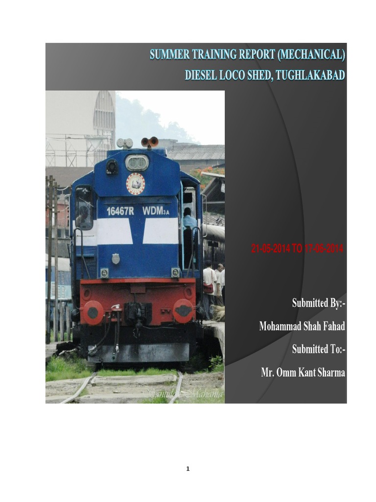 Summer Training-Diesel Loco Shed 2014, Tughlakabad 