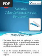 Norma Identificacion de Paciente.power Point