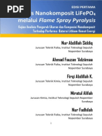 Download Buku Sintesis Nanokomposit LiFePO4 Melalui Flame Spray Pyrolysis by Nur Abdillah Siddiq SN230902705 doc pdf