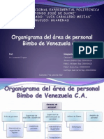 Organigrama General y de Personal Bimbo