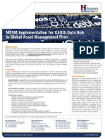MEDM Implementation in Asset Management Firm