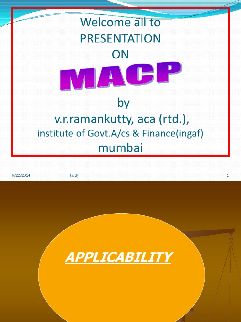 MACPS (Modified Oct. 2012) | PDF | Government Of India | Business