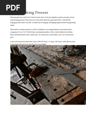 Knife Making Process