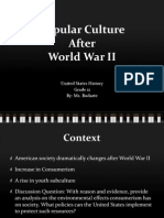 Popular Culture After Wwii