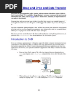 Drag and Drop and Data Transfer