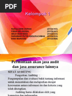 Download AUDITING 1 BAB 1 Permintaan akan Jasa Audit dan jasa Assurance lainnya by Rizkia Dewi Sopani SN230940418 doc pdf