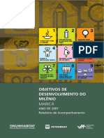 Objetivos de Desenvolvimento Do Milênio - Maricá Ano de 2007