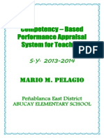 Competency - Based Performance Appraisal System For Teachers
