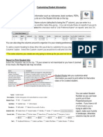 Customizing Student Info Tab (Gradebook)