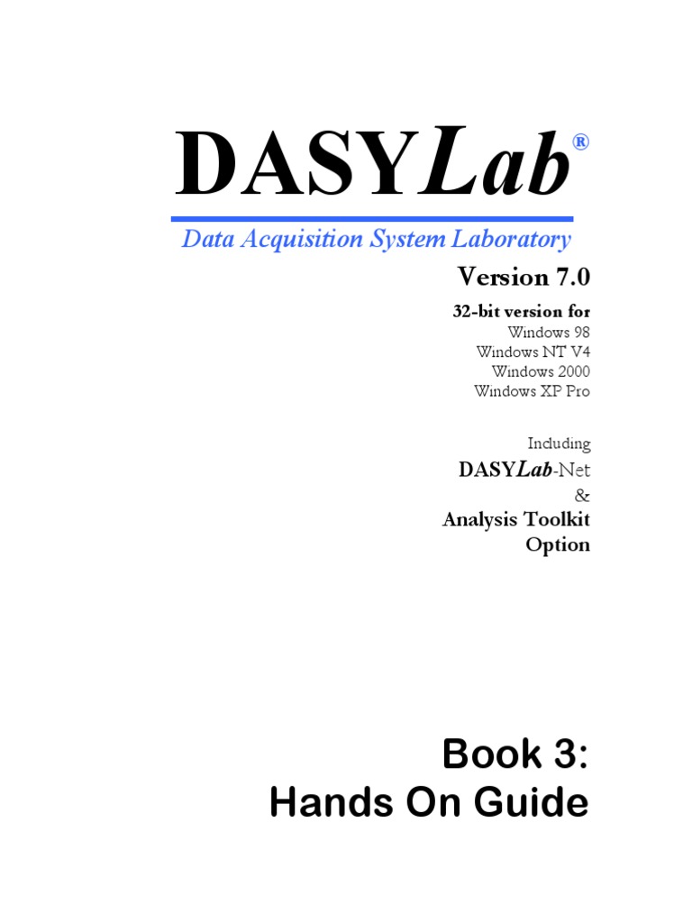 Hands On Guide Book 3:: Data Acquisition System L Aboratory | PDF ...