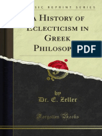 A History of Eclecticism in Greek Philosophy 1000117418