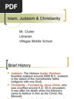 Monotheistic Religions Comparison Table | PDF | Monotheism | God