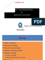 QA Online Training Tutorial by Quontra Solutionss