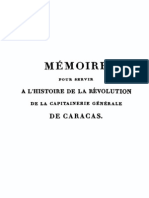 1815 H. Poudenx y F. Mayer - Mémoire Histoire de La Révolution Caracas