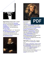 Einstein, Newton, Galileo - Founders of Modern Physics