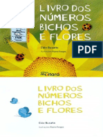 Livro Dos Numero Bichos e Flores