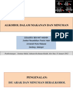 Alkohol Dalam Minuman Dan Makanan - Jabatan Kesihatan Kedah 110112 - Final