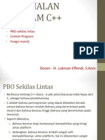 Pertemuan 1 - Sekilas PBO