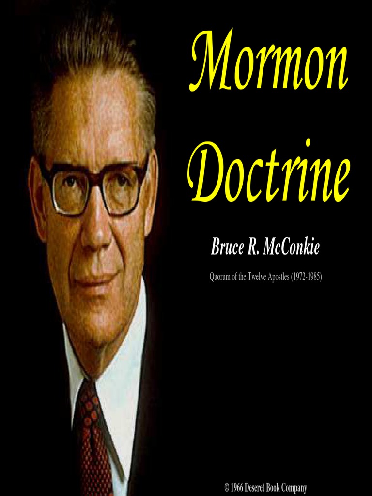 Mormon Doctrine Bruce R Mcconkie Aaron The Church Of Jesus Christ Of Latter Day Saints