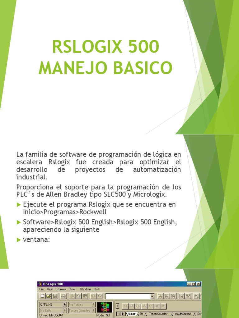 Rslogix 500 PDF Ventana (informática) Programa de computadora