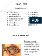 Telaah Prosa Gaston