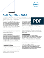 Dell OptiPlex 3020 Spec Sheet