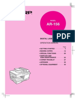 Digital Laser Copier: Operation Manual