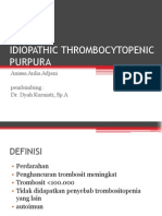 Idiopathic Thrombocytopenic Purpura
