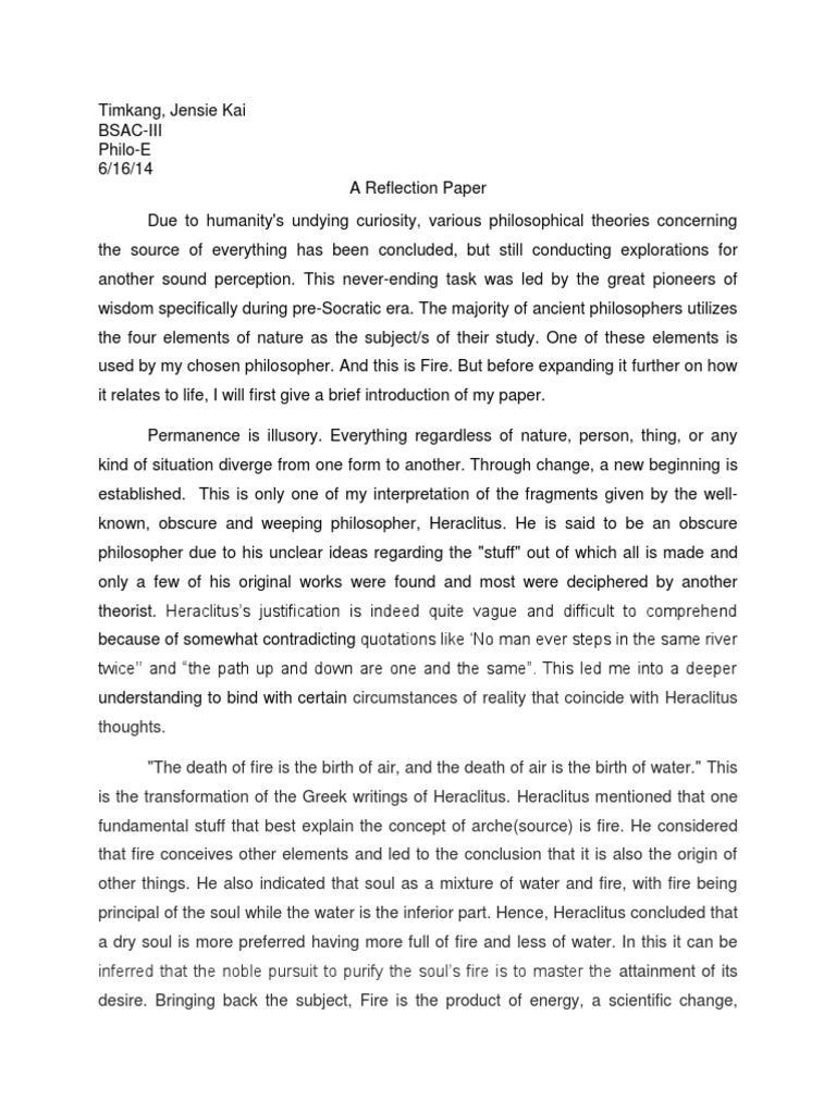 Philosophy paper format picture