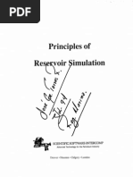 Principles of Reservoir Simulation